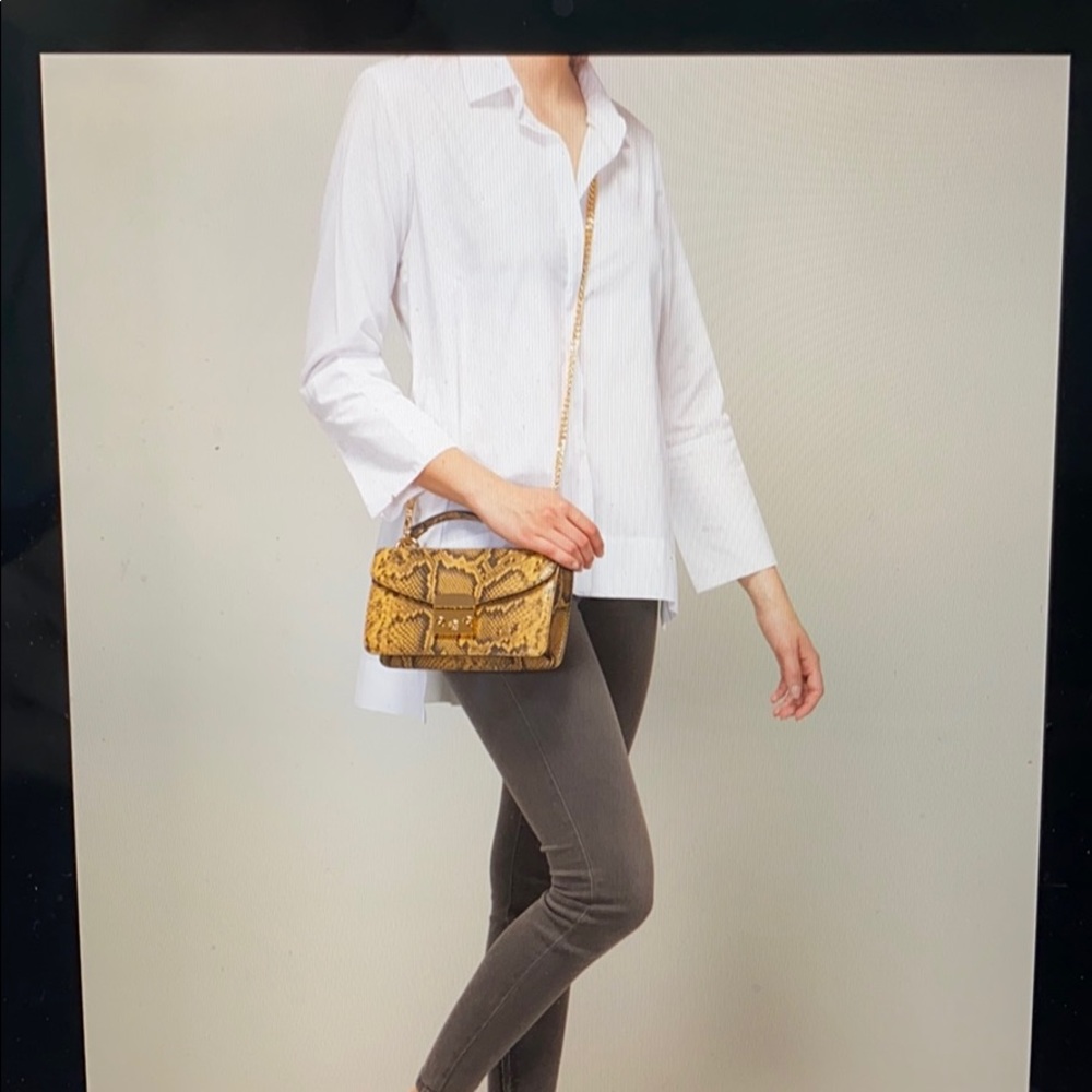 Paolo Bentini Python Handbag Made In Italy